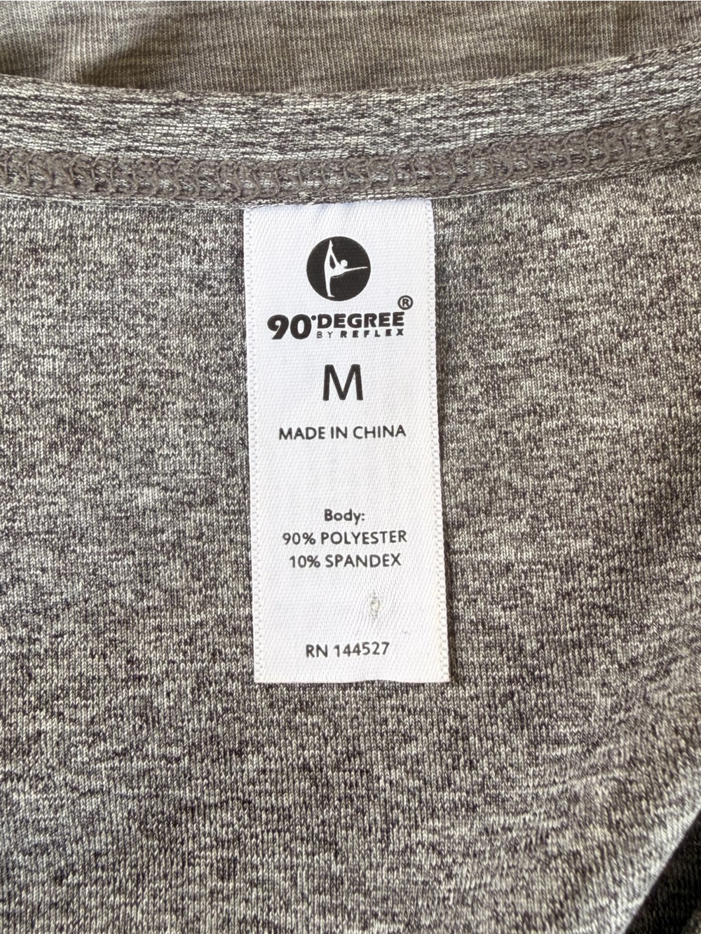 Grey Workout Tops - Picture 2 of 3